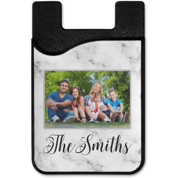 Family Photo and Name Cell Phone Credit Card Holder
