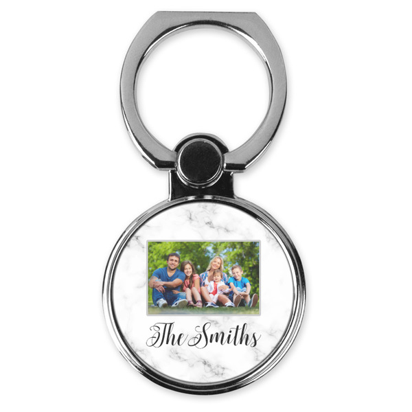 Custom Family Photo and Name Cell Phone Ring Stand & Holder