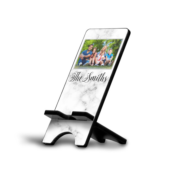 Custom Family Photo and Name Cell Phone Stand - Large