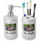 Family Photo and Name Ceramic Bathroom Accessories Set