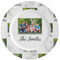 Family Photo and Name Ceramic Plate w/Rim