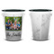 Family Photo and Name Ceramic Shot Glass - Two Tone - Front & Back