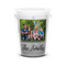 Family Photo and Name Ceramic Shot Glass - White - Front