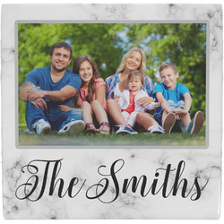 Family Photo and Name Ceramic Tile Hot Pad