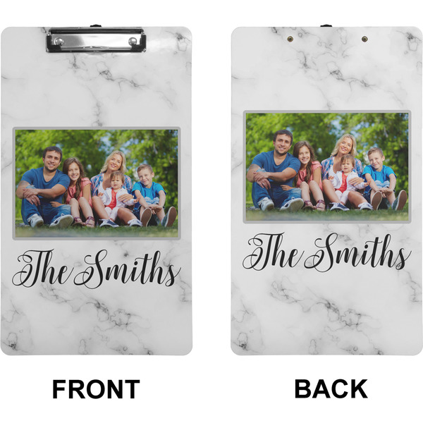 Family Photo and Name Clipboard (Legal) (Front + Back)
