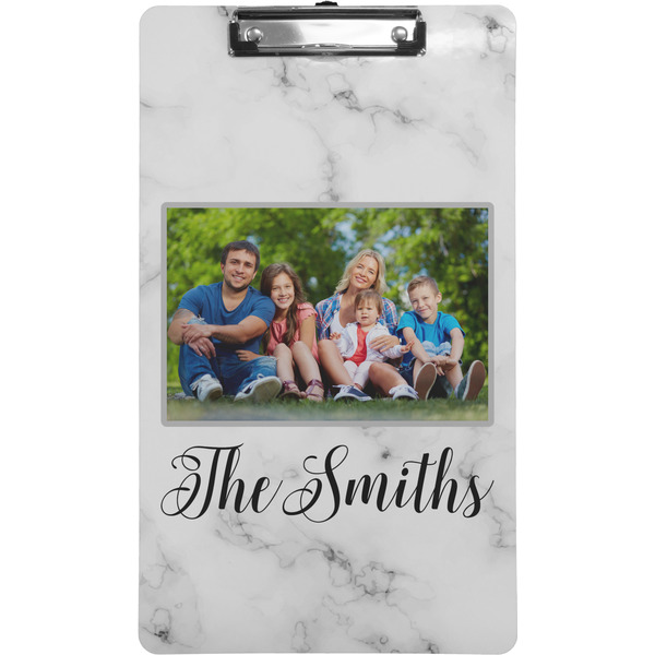 Custom Family Photo and Name Clipboard - Legal Size
