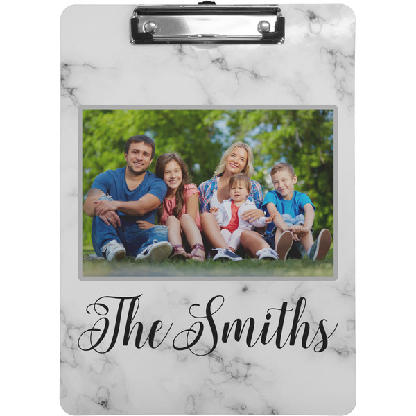 Custom Family Photo and Name Clipboard - Letter Size