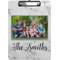 Family Photo and Name Clipboard - Letter Size