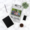 Family Photo and Name Clipboard - Lifestyle Photo