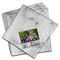 Family Photo and Name Cloth Napkins - Personalized Dinner (PARENT MAIN Set of 4)