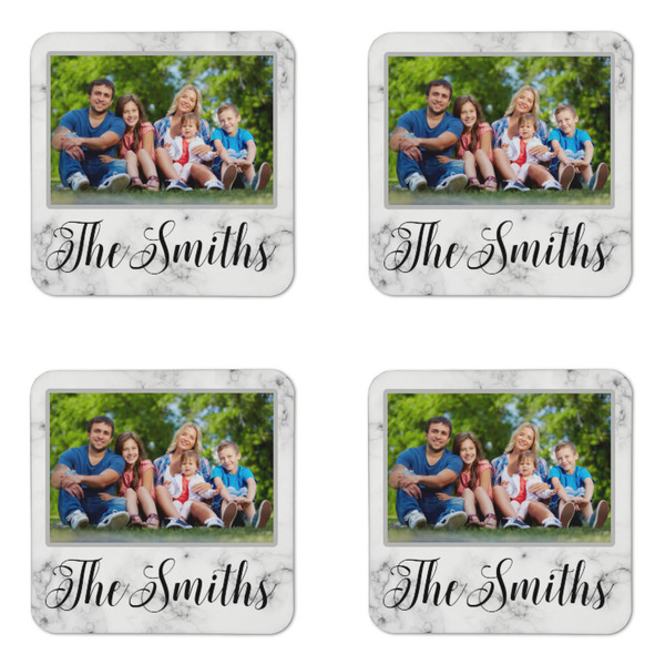 Family Photo and Name Coaster Set - APPROVAL