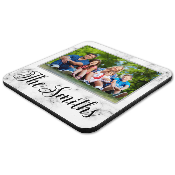 Family Photo and Name Coaster Set - FLAT (one)