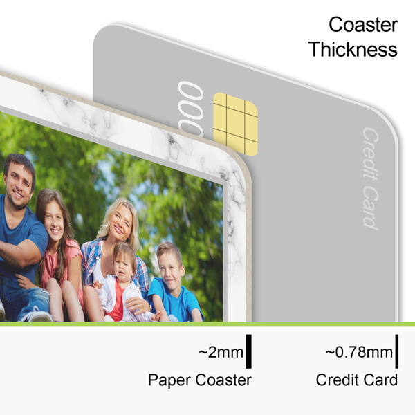Family Photo and Name Coaster Thickness