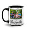 Family Photo and Name Coffee Mug - 11 oz - Black