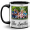 Family Photo and Name Coffee Mug - 11 oz - Full- Black