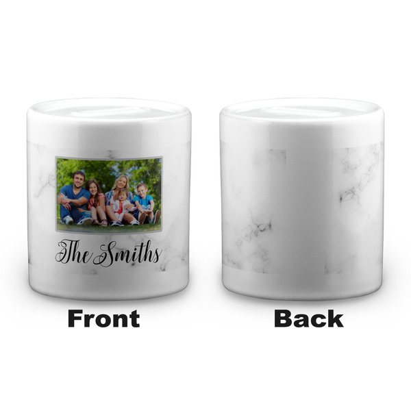 Family Photo and Name Coin Bank - Approval
