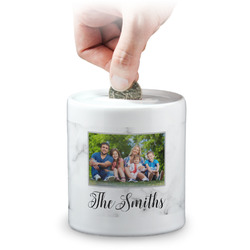 Family Photo and Name Coin Bank