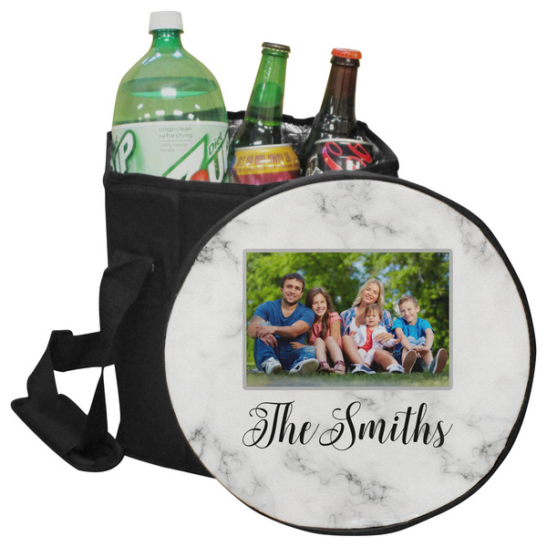 Custom Family Photo and Name Collapsible Cooler & Seat