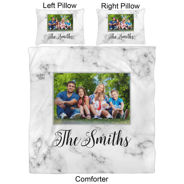 Family Photo and Name Comforter Set - Queen - Approval