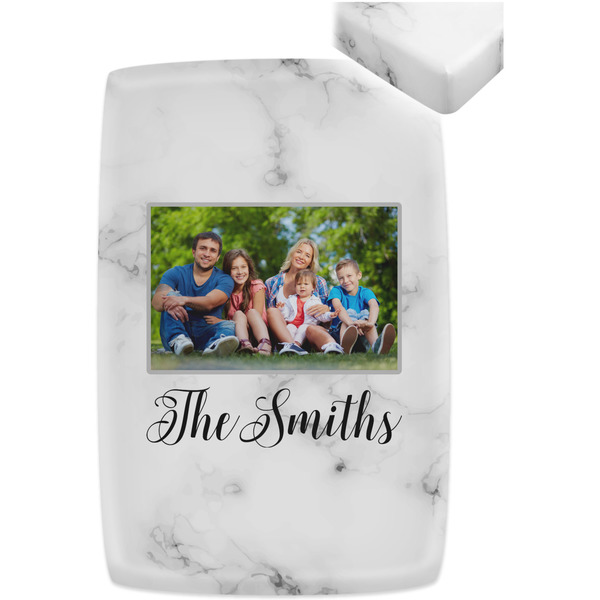 Family Photo and Name Crib Fitted Sheet - Apvl