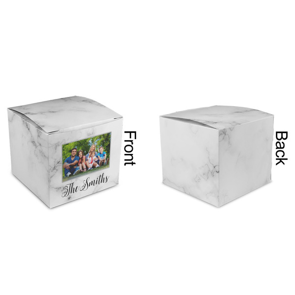 Family Photo and Name Cube Favor Gift Box - Approval