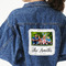 Family Photo and Name Custom Shape Iron On Patches - XXL - Main