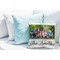 Family Photo and Name Decorative Pillow Case - LIFESTYLE 2