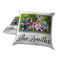 Family Photo and Name Decorative Pillow Case - TWO