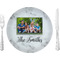 Family Photo and Name Dinner Plate