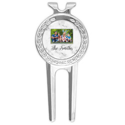 Family Photo and Name Golf Divot Tool & Ball Marker