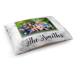 Family Photo and Name Indoor Dog Bed - Medium