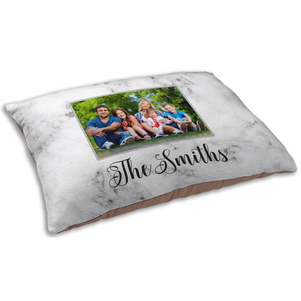 Custom Family Photo and Name Indoor Dog Bed - Small