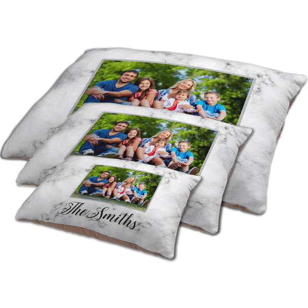 Family Photo and Name Dog Beds - MAIN (sm, med, lrg)