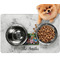 Family Photo and Name Dog Food Mat - Small