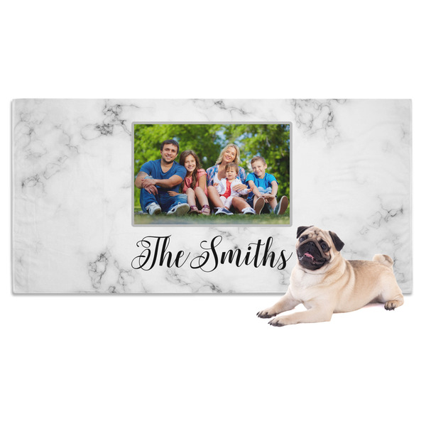 Custom Family Photo and Name Dog Towel