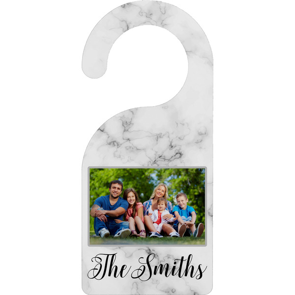 Custom Family Photo and Name Door Hanger