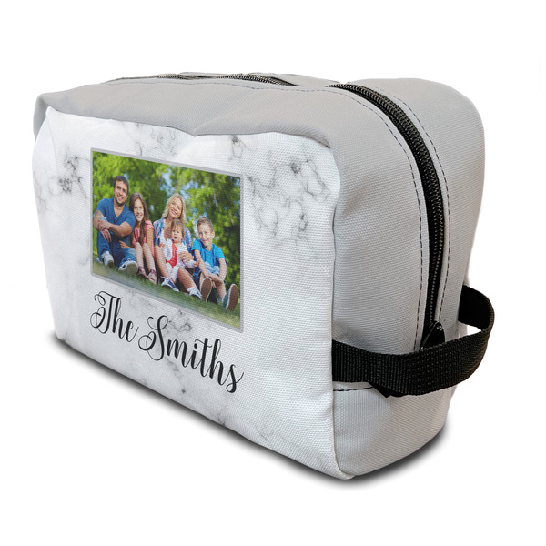 Custom Family Photo and Name Toiletry Bag / Dopp Kit