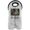 Family Photo and Name Double Wine Tote - Front