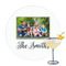 Family Photo and Name Drink Topper - Large - Single with Drink