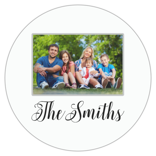 Family Photo and Name Drink Topper - Small - Single