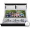 Family Photo and Name Duvet Cover - King