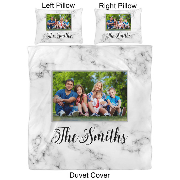 Family Photo and Name Duvet Cover Set - Queen - Approval