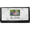 Family Photo and Name Canvas Checkbook Cover
