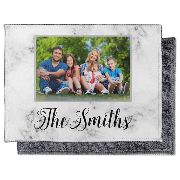 Family Photo and Name Electronic Screen Wipe - Flat