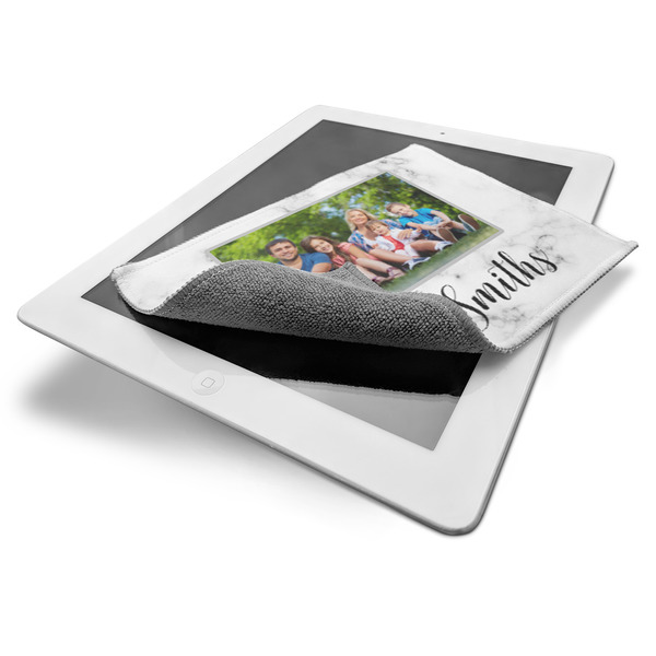 Family Photo and Name Electronic Screen Wipe - iPad