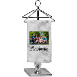 Family Photo and Name Finger Tip Towel - Full Print