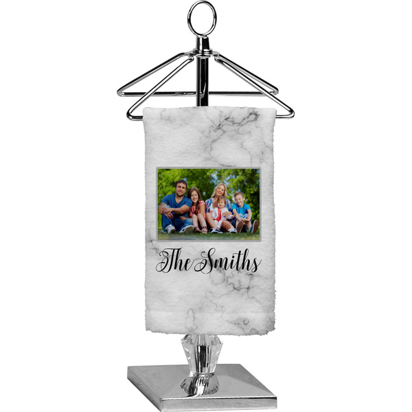 Custom Family Photo and Name Finger Tip Towel - Full Print