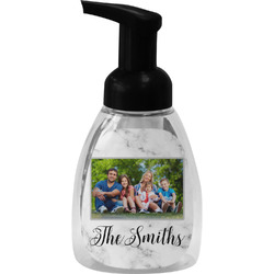 Family Photo and Name Foam Soap Bottle - Black