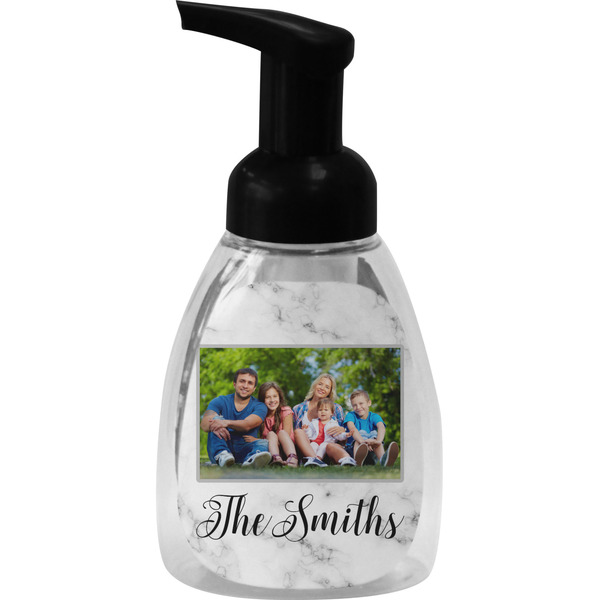 Custom Family Photo and Name Foam Soap Bottle