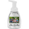 Family Photo and Name Foam Soap Bottle - White - Front